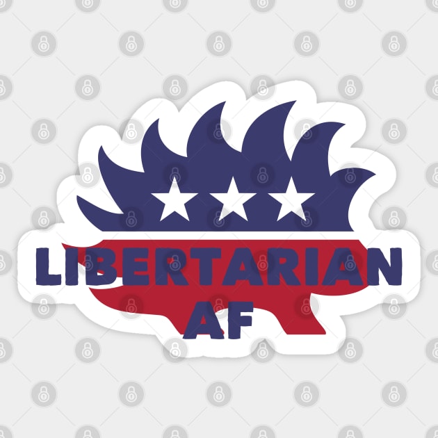 Libertarian AF Jo Jorgensen Vote 2020 President Sticker by markz66